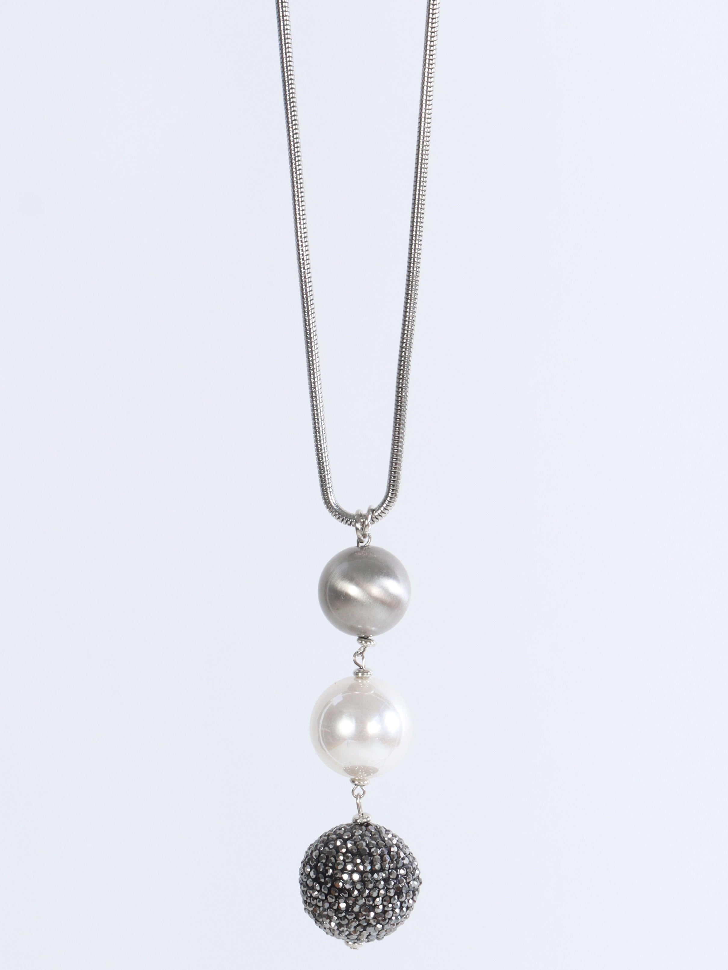 Zenia - Halskæde med 3 store perler